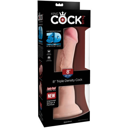 8" Realistic 3D Cock
