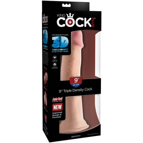 9" Realistic 3D Cock