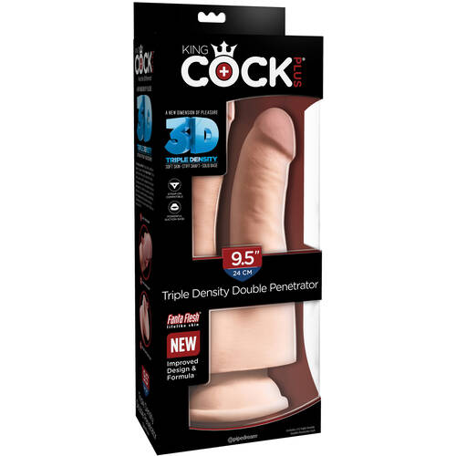 9.5" Double Penetrator 3D Cock