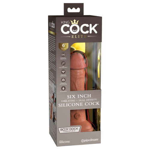 6" Vibrating Dual Density Cock
