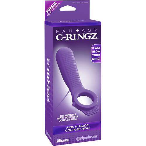 Ride N Glide Vibrating Cock Ring