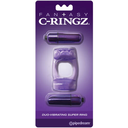 Duo Dual Vibrating Cock Ring