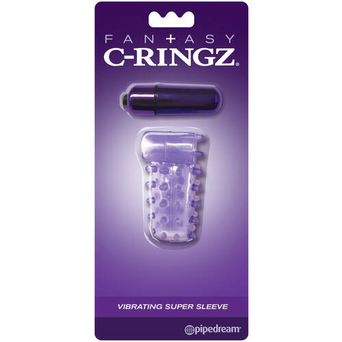 2.5" Vibrating Super Penis Sleeve
