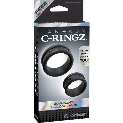 Max-Width Silicone Cock Rings x2