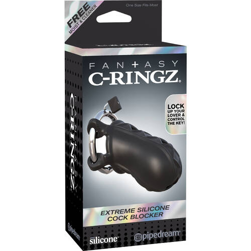 Extreme Cock Block Chastity Cage