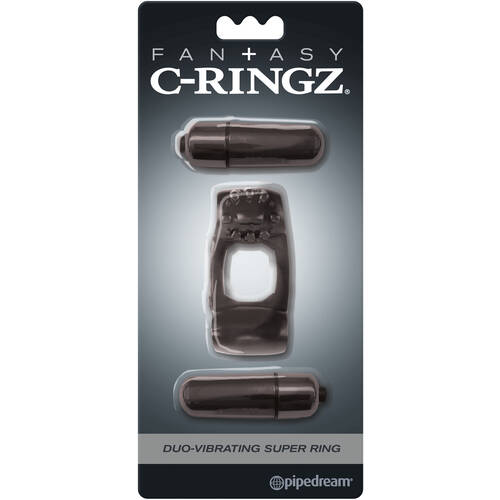 Super Duo Vibrating Cock Ring