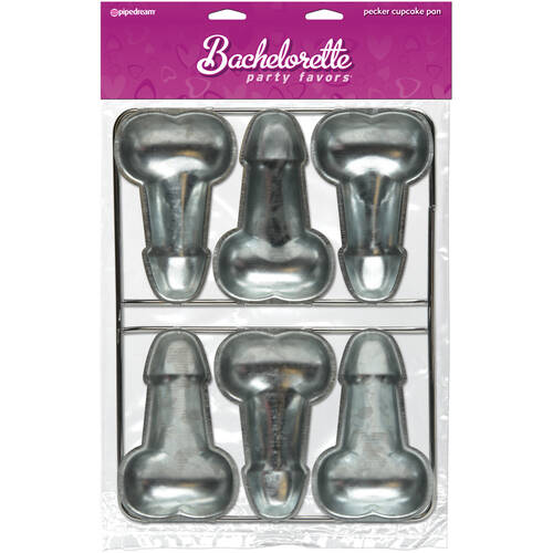 Pecker Penis Shaped Cup Cake Pan