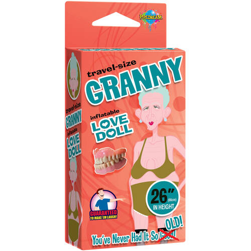 Mini Granny Blow Up Doll