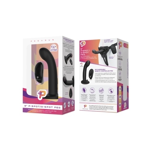 Pegasus 6" Wireless Remote Control P Spot / G Spot Peg With Harness