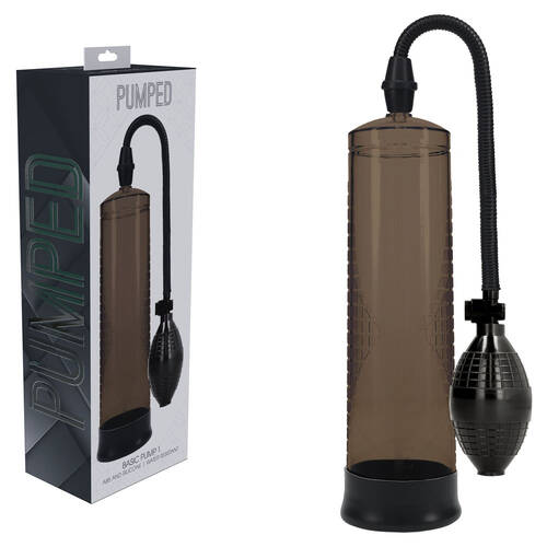 PUMPED Basic Pump 1 - Black Black Penis Pump