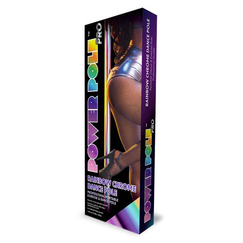 Power Pole Pro - Rainbow Rainbow Chrome Dance Pole Kit