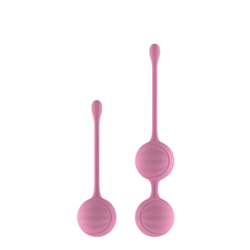 Passion Play Silicone Kegel Ball Set Pink Kegel Balls - Set of 2 Items