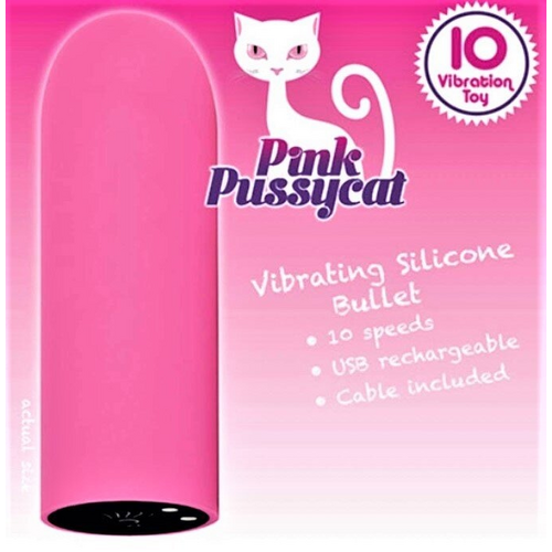 Pussycat Recharheable Silicone Bullet