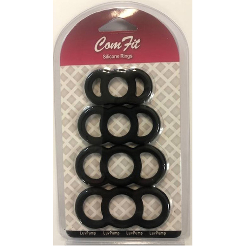 Silicone Cock Rings x4