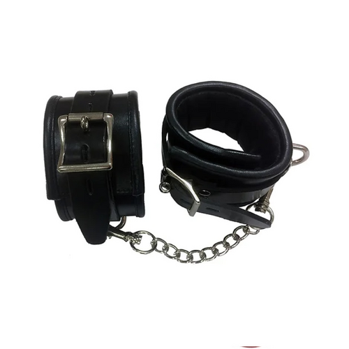 Padded Leather Ankle Cuffs