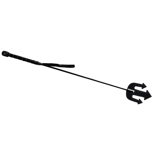 Leather Devil's Fork Riding Crop