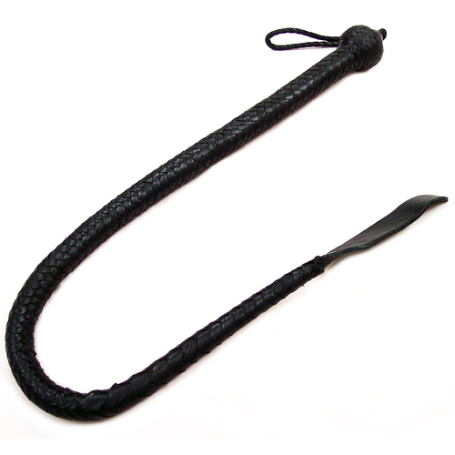 Black Leather Devil Tail Whip