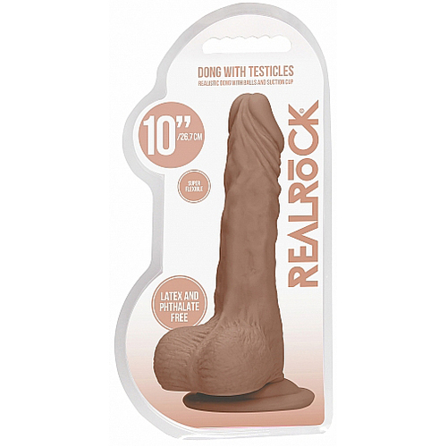 10" Realistic Cock + Balls