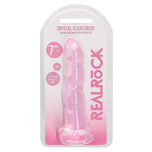 7" Ribbed Suction Cup Dildo