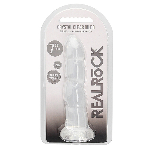 7" Ribbed Suction Cup Dildo