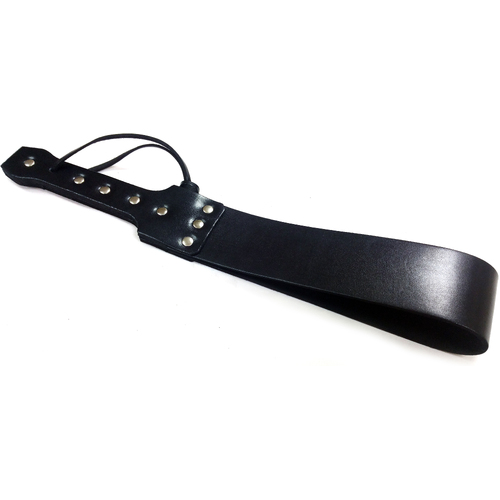 Leather Folded Paddle Black