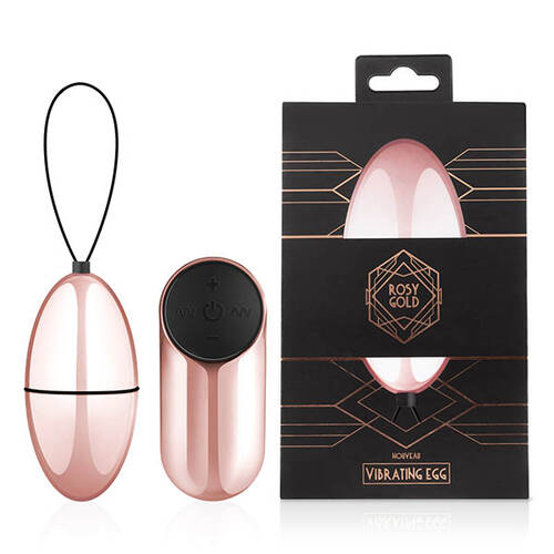 Rosy Gold - New Vibrating Egg Rose Gold Vibrating Egg with Wireless Remote
