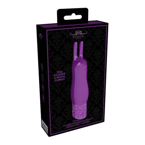 Elegance - Rechargeable Silicone Bullet - Purple