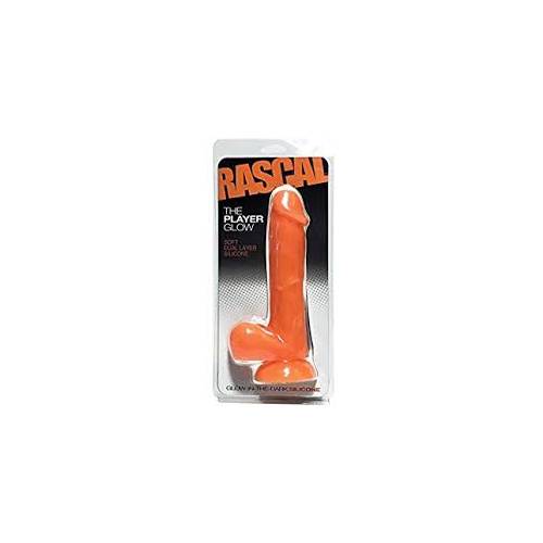 6.5" The Player Dual Layer Glow Orange  Orange