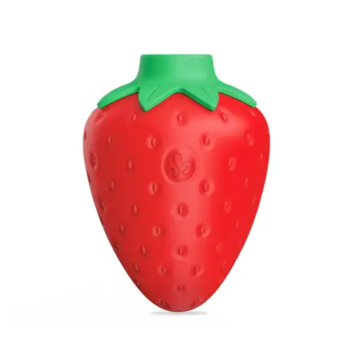 So Divine 'Strawgasm' Strawberry Clitoral Suction Stimulator