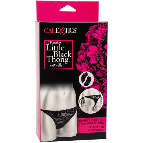  Little Black Thong Vibrating Panties