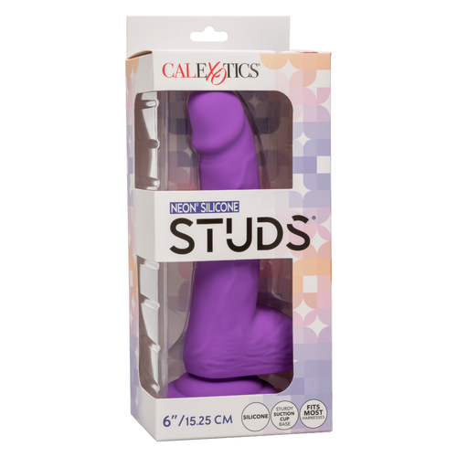 Neon Silicone Studs 6"/15.25cm
