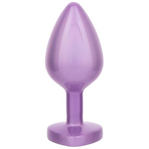 Jewel Large Amethyst Heart Plug