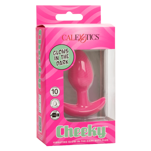 Vibrating Glow In The Dark Butt Plug