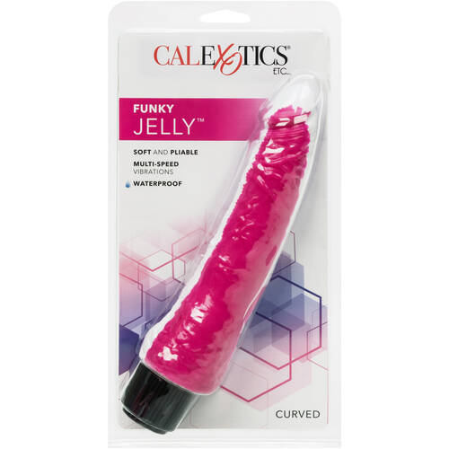 Funky Jelly Curved Vibrator
