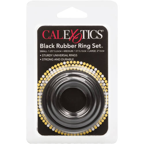 Rubber Cock Rings x3