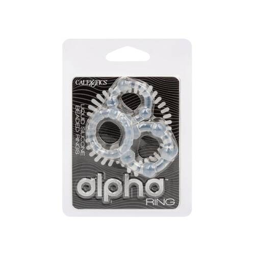 Alpha Liquid Silicone Beaded Rings