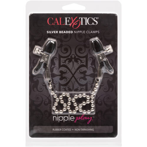 Silver Beaded Nipple Clamps