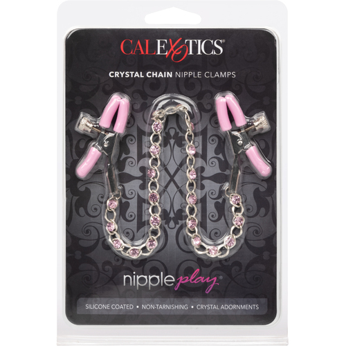 Crystal Chain Nipple Clamps