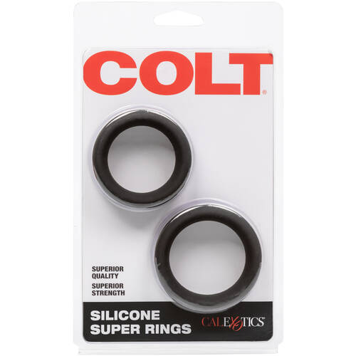 Silicone Super Cock Rings x2