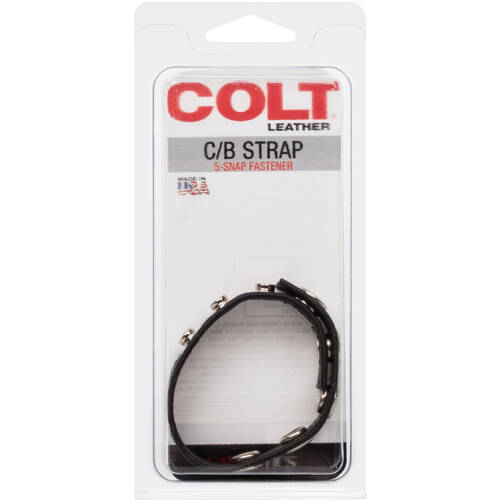 5 Snap Leather Cock Ring