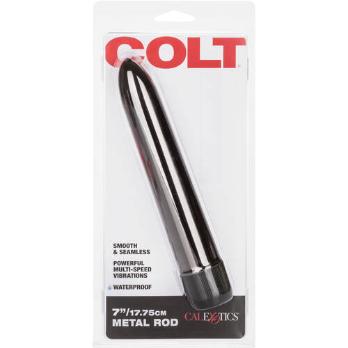 7" Metal Vibrating Anal Rod