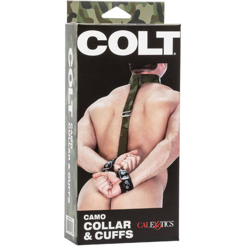 Camo Collar And Cuffs