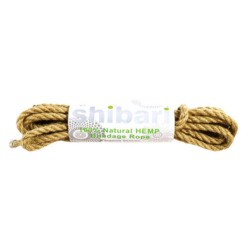 5m Natural Hemp Bondage Rope