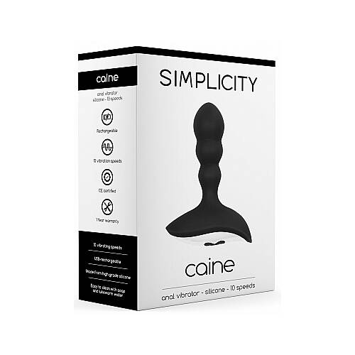 Caine Vibrating Butt Plug