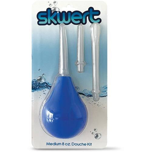 Skwert Medium 8 oz Douche Kit Blue 240 ml Unisex Douche Kit