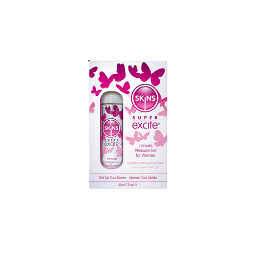 SKINS SUPER EXCITE CLITORAL STIMULATION GEL 1 FL OZ (30ML)