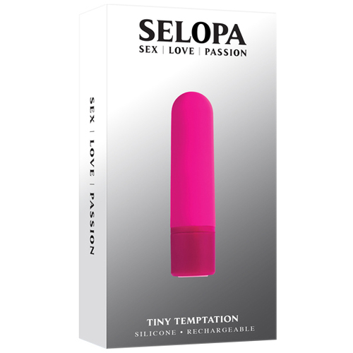 Selopa TINY TEMPTATION Pink 9.2 cm USB Rechargeable Bullet
