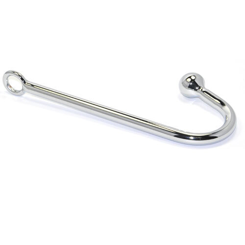 9" Metal Anal Hook With Ball