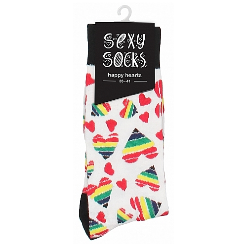 Socks Happy Hearts Size 36-41