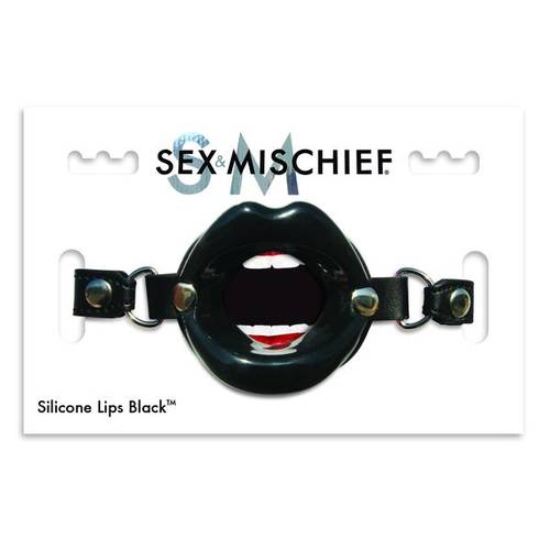 Silicone Lips Black
